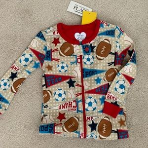 Sports theme PJ sleeper